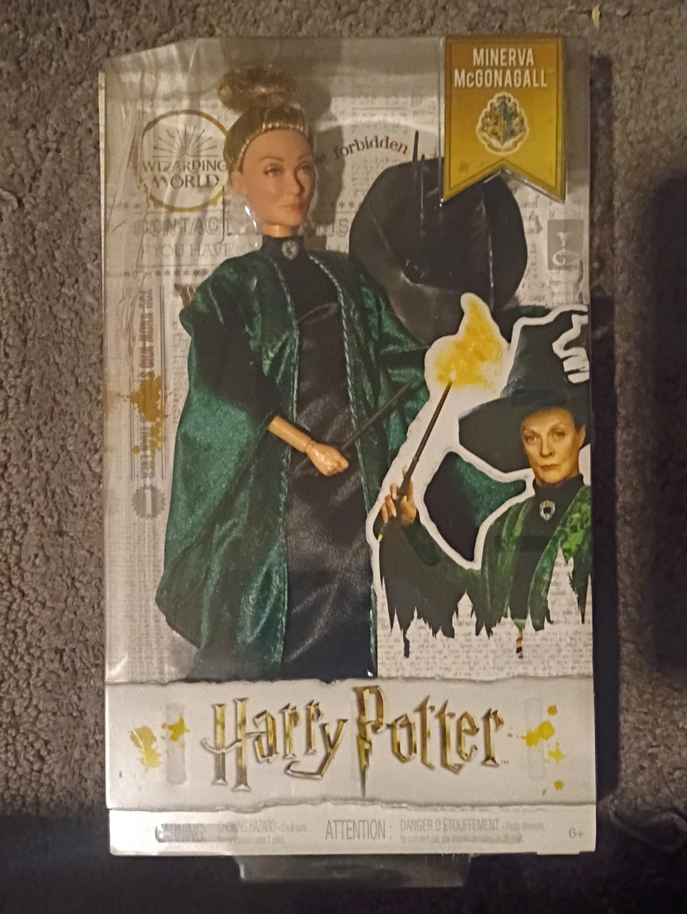 Minerva McGonagall Harry Potter Doll - Emerald Green Robe